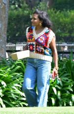 MINDY KALING Out at a Park in Los Angeles 05/21/2023