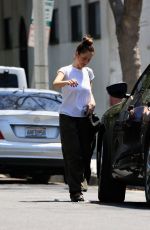 MINKA KELLY Leaves a Friend