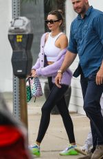 MIRANDA KERR Leaves Beauty Park Spa in Brentwood 05/19/2023