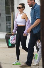 MIRANDA KERR Leaves Beauty Park Spa in Brentwood 05/19/2023