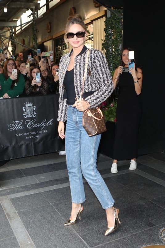 MIRANDE KERR Leaves Her Hotel in New York 05/01/2023