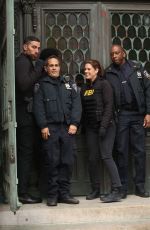 MISSY PEREGRYM on the Set of FBI Season 5 in New York 05/03/2023 