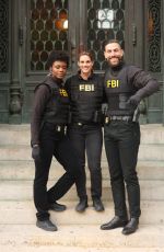 MISSY PEREGRYM on the Set of FBI Season 5 in New York 05/03/2023 