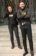 MISSY PEREGRYM on the Set of FBI Season 5 in New York 05/03/2023 