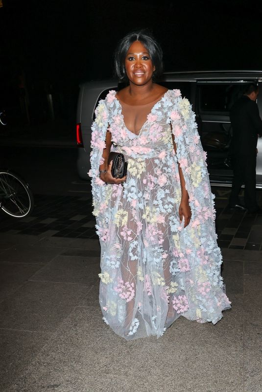 MOTSI MABUSE Leaves TV BAFTA Awards in London 05/14/2023