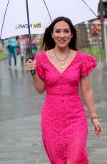 MYLEENE KLASS Out After Covering Kings Coronation from The Mall in London 05/06/2023