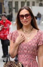 MYLEENE KLASS Out at Leicester Square in London 05/30/2023