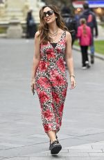 MYLENE KLASS Arrives at Smooth Radio in London 05/19/2023
