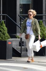 NAOMI WATTS Out on a Dog Walk in New York 05/14/2023