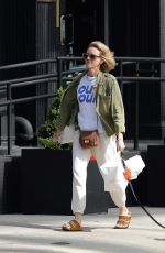 NAOMI WATTS Out on a Dog Walk in New York 05/14/2023