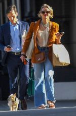 NAOMI WATTS Out Shopping with He Dog in New York 05/16/2023