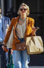 NAOMI WATTS Out Shopping with He Dog in New York 05/16/2023