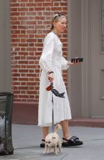 NAOMI WATTS Out with Her Dog in New York 05/22/2023