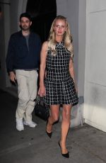 NICKY HILTON Leaves Late Night Dinner in West Hollywood 05/10/2023