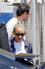 NICOLE and SOFIA RICHIE Out for Lunch with Their Husbands in Brentwood 05/18/2023