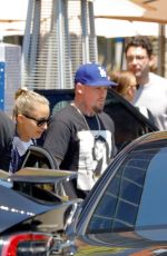 NICOLE and SOFIA RICHIE Out for Lunch with Their Husbands in Brentwood 05/18/2023
