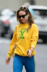 OLIVIA WILDE Arrives at Tracy Anderson Gym in Los Angeles 05/24/2023
