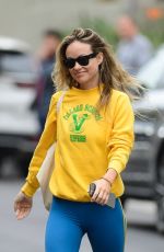 OLIVIA WILDE Arrives at Tracy Anderson Gym in Los Angeles 05/24/2023