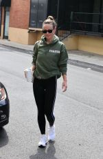 OLIVIA WILDE Leaves Tracy Anderson Gym in Los Angeles 05/15/2023