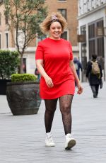 PANDORA CHRISTIE Arrives at Smooth Radio in London 05/05/2023
