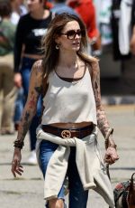 PARIS JACKSON Out with her Dog at Melrose & Fairfax Flea Market in Los Angeles 05/21/2023