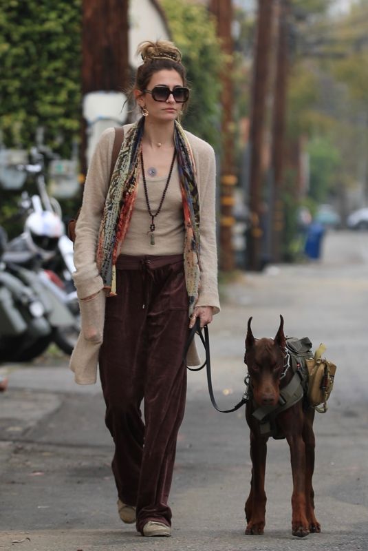 PARIS JACKSON Out with Her Dog in Los Angeles 05/03/2023
