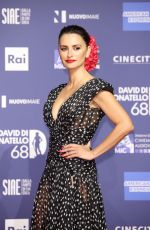 PENELOPE CRUZ at 68th David di Donatello Red Carpet in Rome 05/10/2023