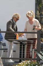 PENNY LANCASTER and Rod Stewart Leaves a Breakfast in Bel Air 05/12/2023