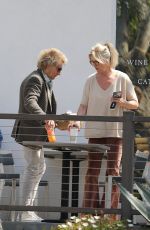 PENNY LANCASTER and Rod Stewart Leaves a Breakfast in Bel Air 05/12/2023