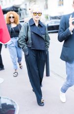 POM KLEMENTIEFF Leaves Martinez Hotel in Cannes 05/16/2023