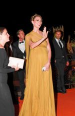 Pregnant KARLIE KLOSS Arrives at Indiana Jones Beach Party in Cannes 05/18/2023