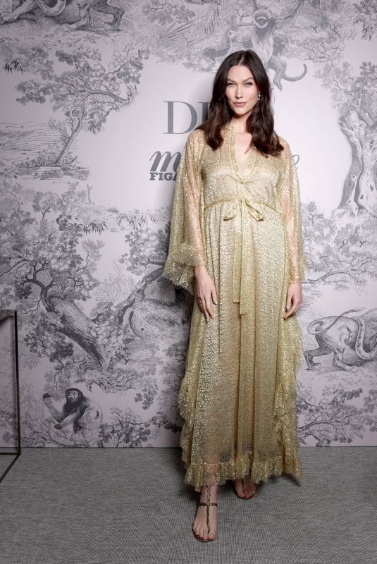 Pregnant KARLIE KLOSS at Madame Figaro x Christian Dior Dinner at 2023 Cannes Film Festival 05/17/2023