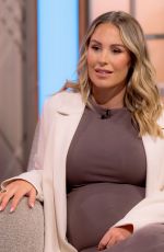 Pregnant KATE FERNINAD at Lorraine TV Show in London 05/15/2023