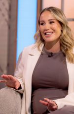 Pregnant KATE FERNINAD at Lorraine TV Show in London 05/15/2023