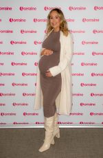 Pregnant KATE FERNINAD at Lorraine TV Show in London 05/15/2023