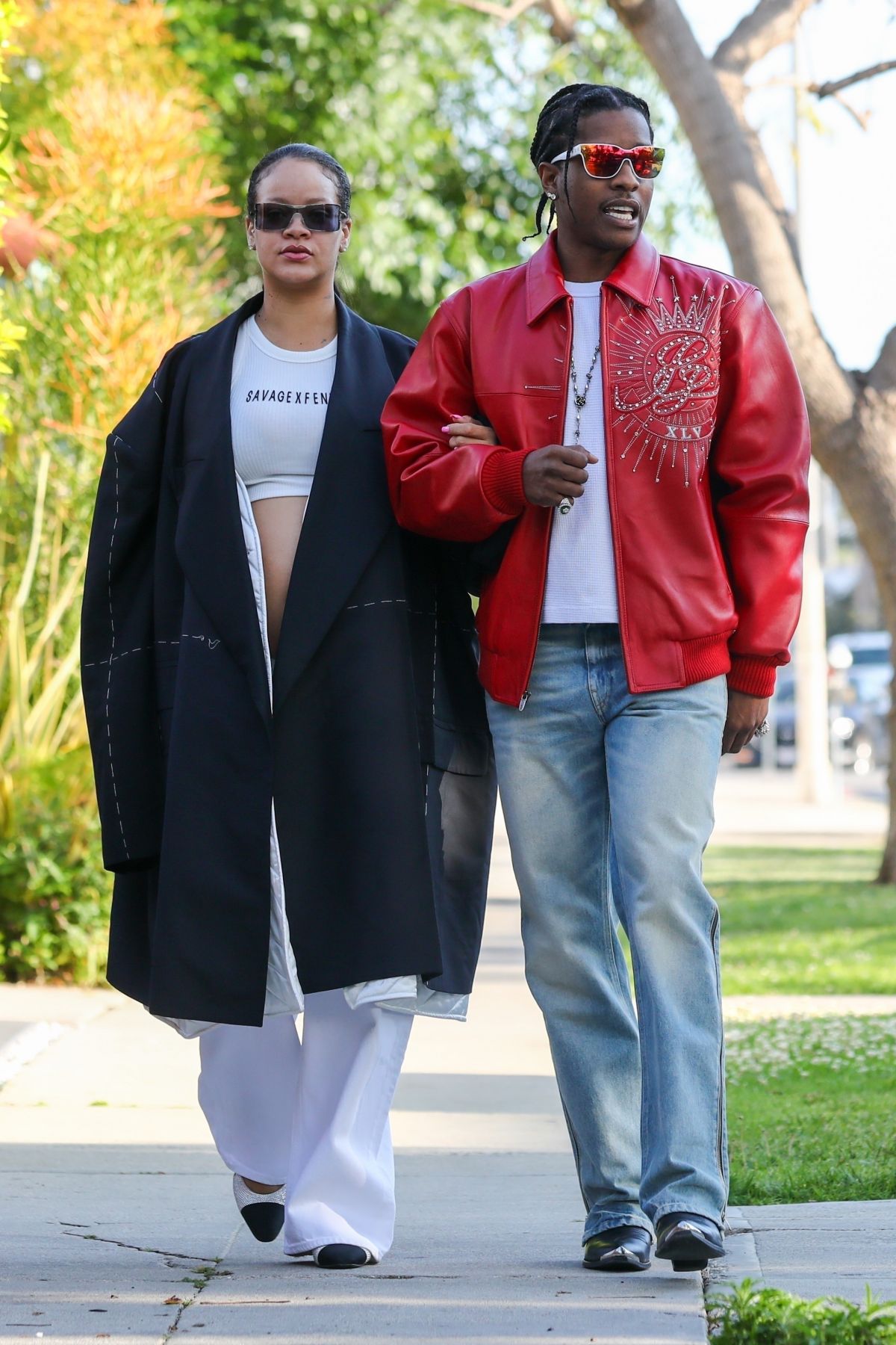 Pregnant RIHANNA and ASAP Rocky at Cha Cha Matcha in West Hollywood 05/10/ 2023 – HawtCelebs