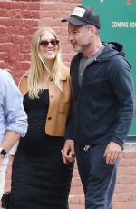 Pregnant TAYLOR NEISEN and Liev Schreiber Out in New York 05/21/2023