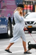 Pregnant TAYLOR NEISEN Out with Her Dog in New York 05/25/2023