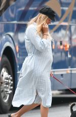 Pregnant TAYLOR NEISEN Out with Her Dog in New York 05/25/2023