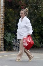 Pregnant TIFFANY WATSON Shopping at Waitrose 05/13/2023 