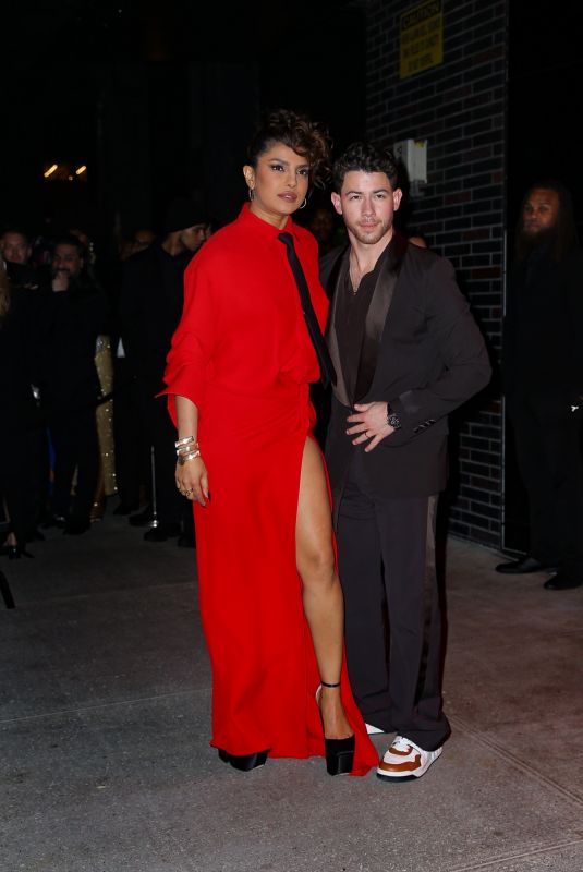 PRIYANKA CHOPRA and Nick Jonas Arrives at Met Gala Afterparty in New York 05/01/2023
