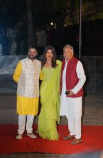 PRIYANKA CHOPRA Arrives at Engagement Ceremony of Her Cousin Parineeti Chopra in Mumbai 05/12/2023