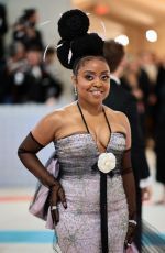 QUINTA BRUNSON at 2023 Met Gala Celebrating Karl Lagerfeld: A Line of Beauty in New York 05/01/2023