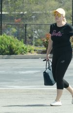 REBEL WILSON Leaves a Gym in Los Angeles 04/29/2023