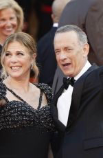 RITA WILSON and Tom Hanks at Asteroid City Premiere at 76th Annual Cannes Film Festival 05/23/2023