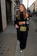 ROSIE SEABROOK Arrives at PLT Showroom in Fitzrovia in London 05/22/2023