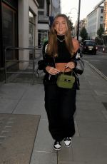 ROSIE SEABROOK Arrives at PLT Showroom in Fitzrovia in London 05/22/2023
