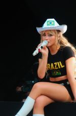 SABRINA CARPENTER Performs at Music is the Answer Festival in Rio De Janeiro 05/28/2023