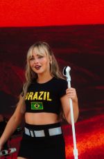 SABRINA CARPENTER Performs at Music is the Answer Festival in Rio De Janeiro 05/28/2023