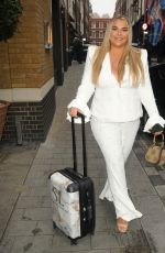 SAFFRON LEMPRIERE Arrives at Big George Foreman Screening at Ham Yard Hotel in London 04/26/2023